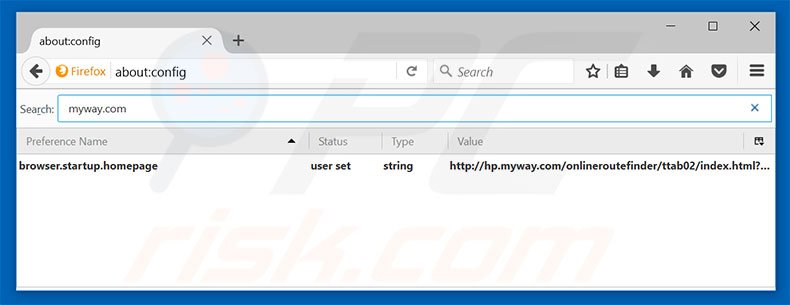 Removing hp.myway.com from Mozilla Firefox default search engine