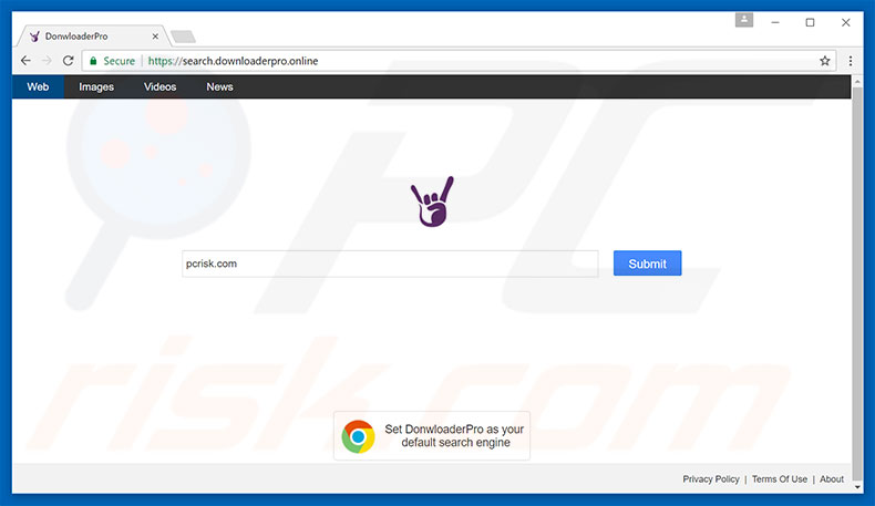 search.downloaderpro.online browser hijacker