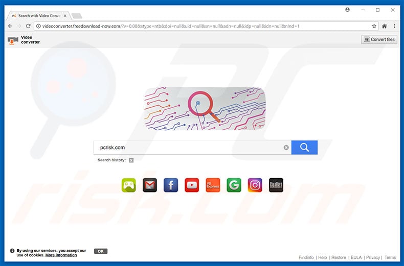 videoconverter.freedownload-now.com browser hijacker
