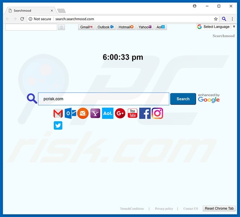 search.searchmood.com browser hijacker