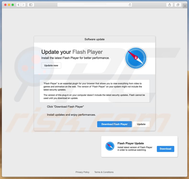 how to remove flash player virus from mac