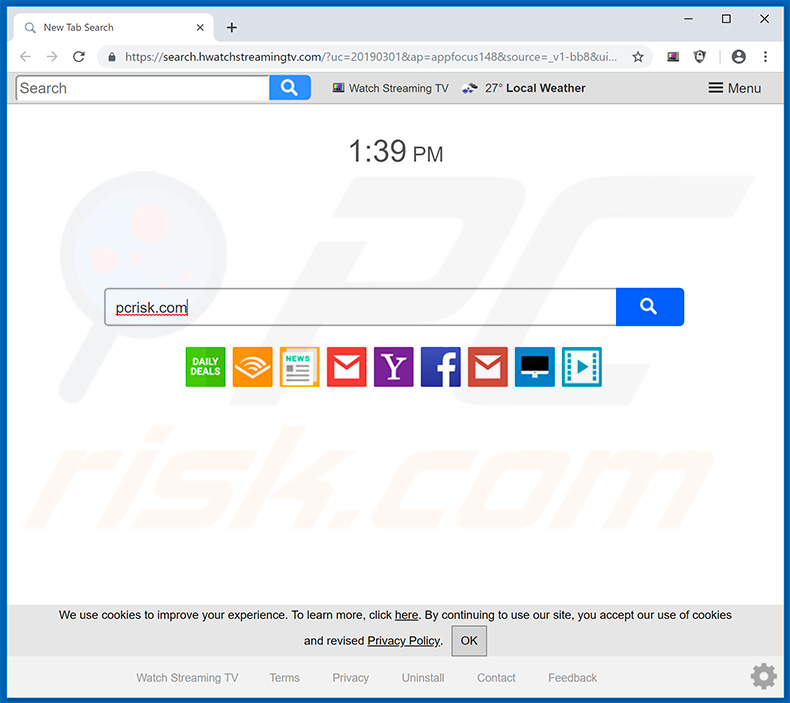 search.hwatchstreamingtv.com browser hijacker