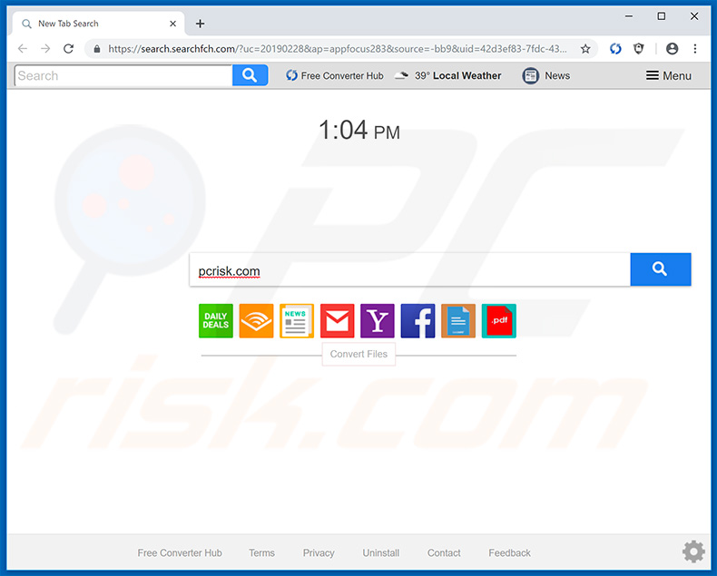 search.searchfch.com browser hijacker