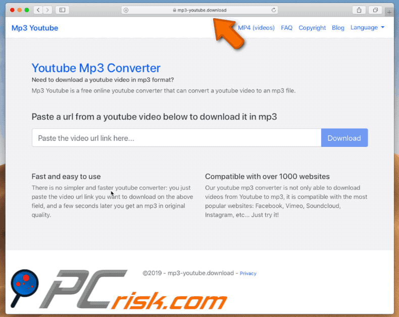 Mp3-youtube.download Suspicious Website - Easy removal steps (updated)