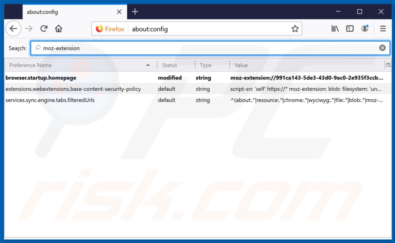 Removing search.fileconverterhubtab.com from Mozilla Firefox default search engine