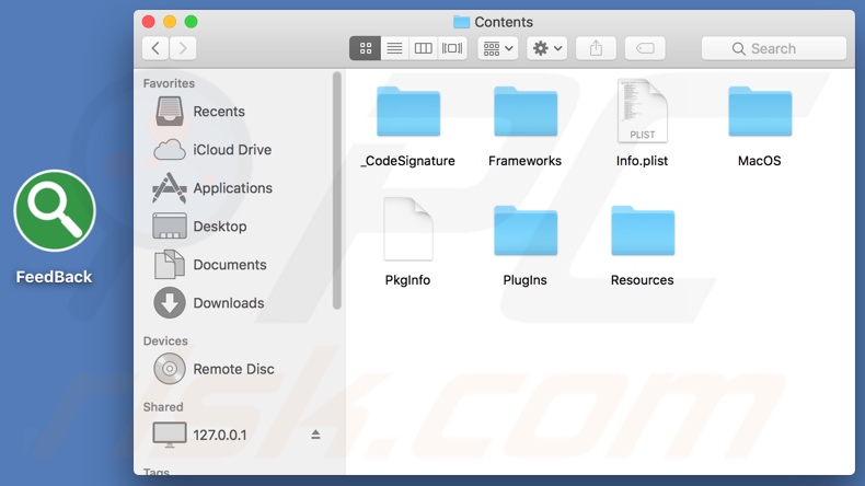 FeedBack install folder and desktop shortcut
