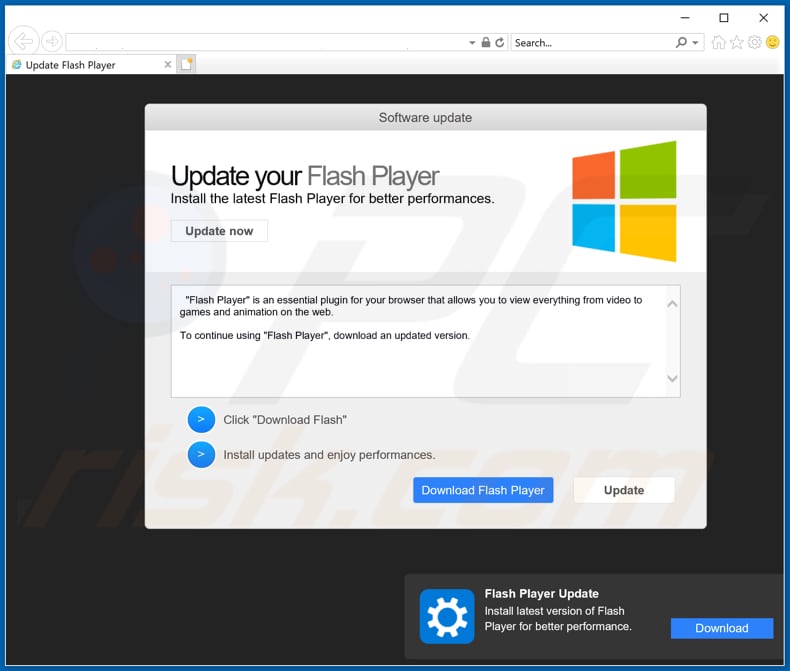 how to update adobe flash player on firefox