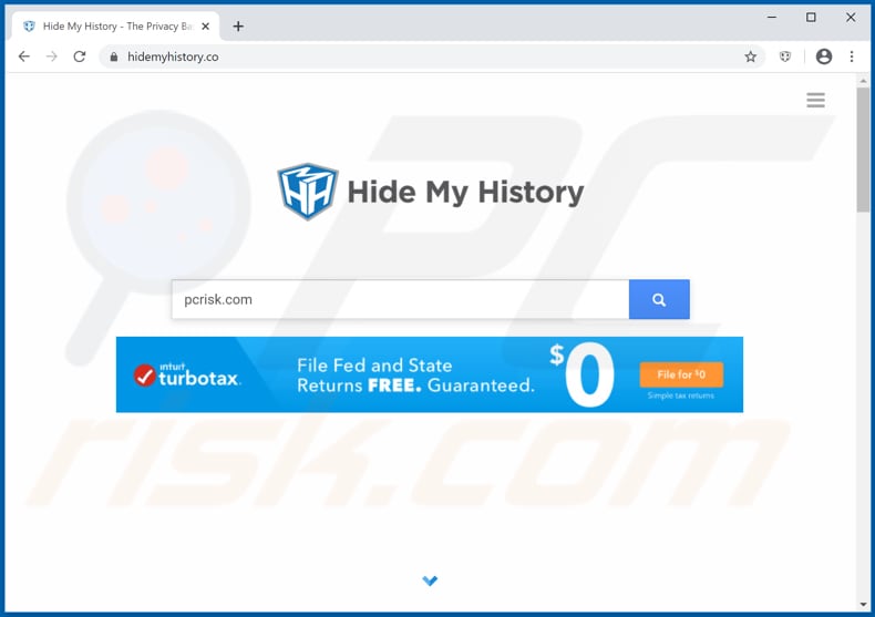 Hide My History Browser Hijacker - Simple removal instructions