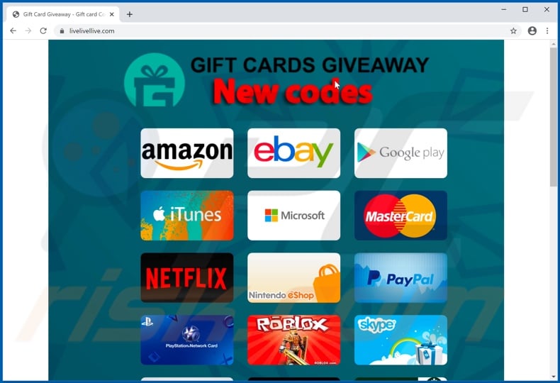 How To Remove Gift Card Giveaway Scam Virus Removal Guide Updated - is roblox giveaway game a scam