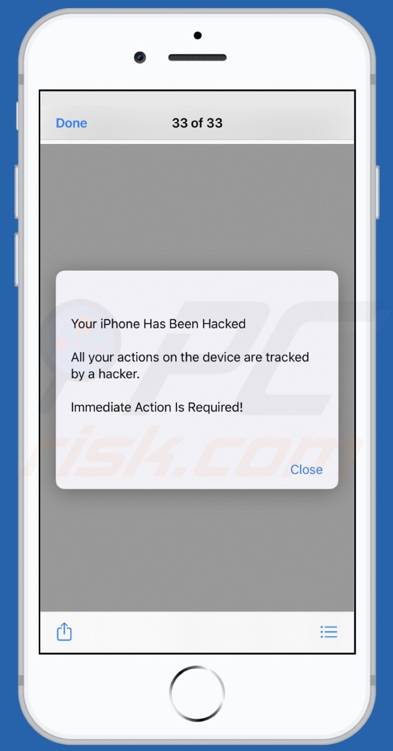 Your iPhone Has Been Hacked POPUP Scam (Mac) Removal steps, and