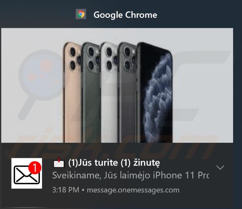 onemessages.com notification