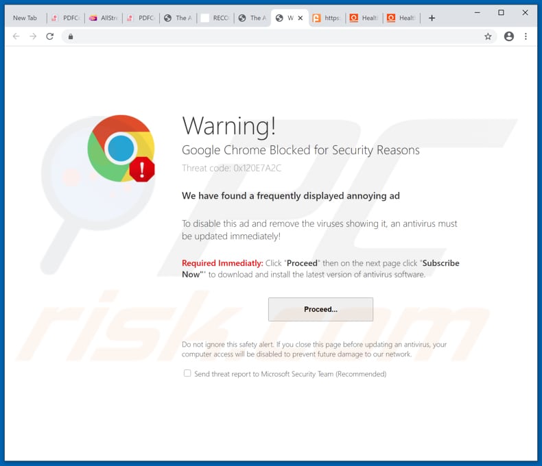 Google Chrome Blocked For POP-UP Scam - Removal and recovery steps (updated)