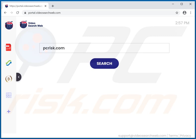 videosearchweb.com browser hijacker