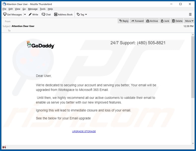 godaddy email setting for mac mail