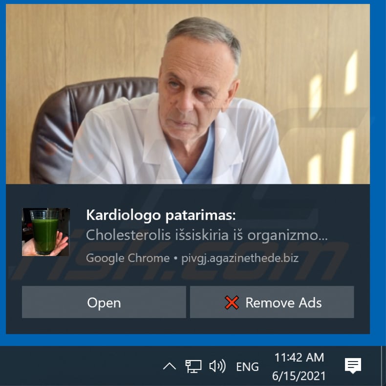 agazinethede.biz ads notification