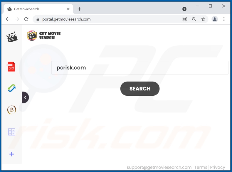 getmoviesearch.com browser hijacker