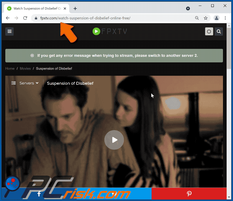 fpxtv[.]com website appearance (GIF)