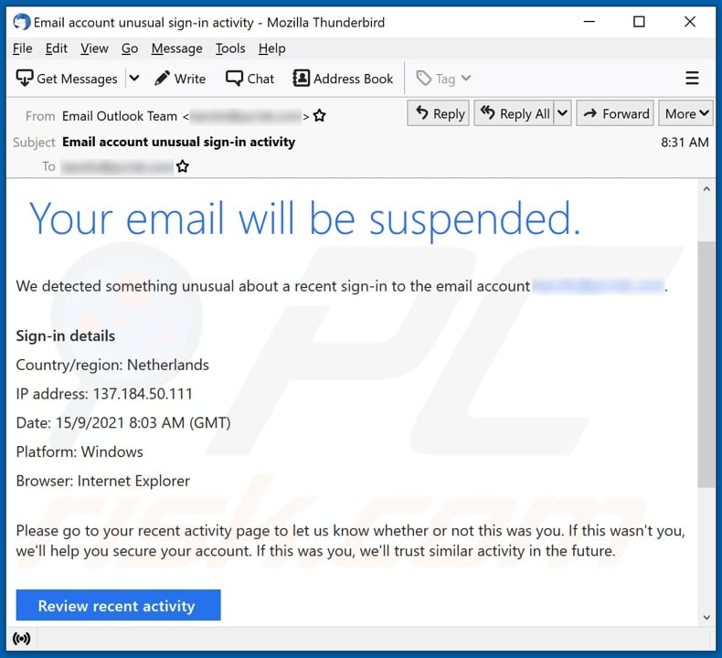 Your Email Will Be Suspended Scam Removal And Recovery Steps updated 