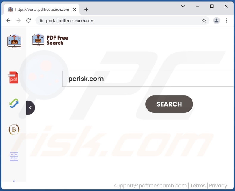 pdffreesearch.com browser hijacker