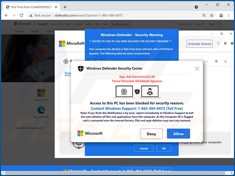 Windows Defender Security Center Pop Up Scam Removal And Recovery Steps Updated 7523
