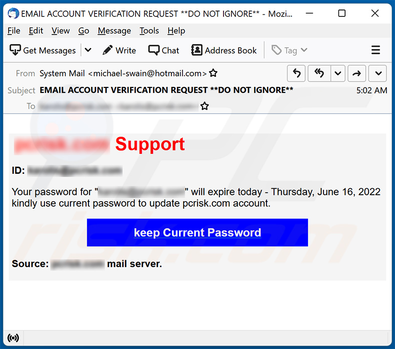 Your Password Expires Today Email Scam Removal And Recovery Steps 