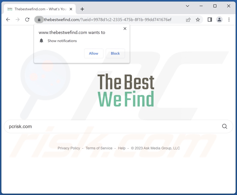 thebestwefind.com browser hijacker