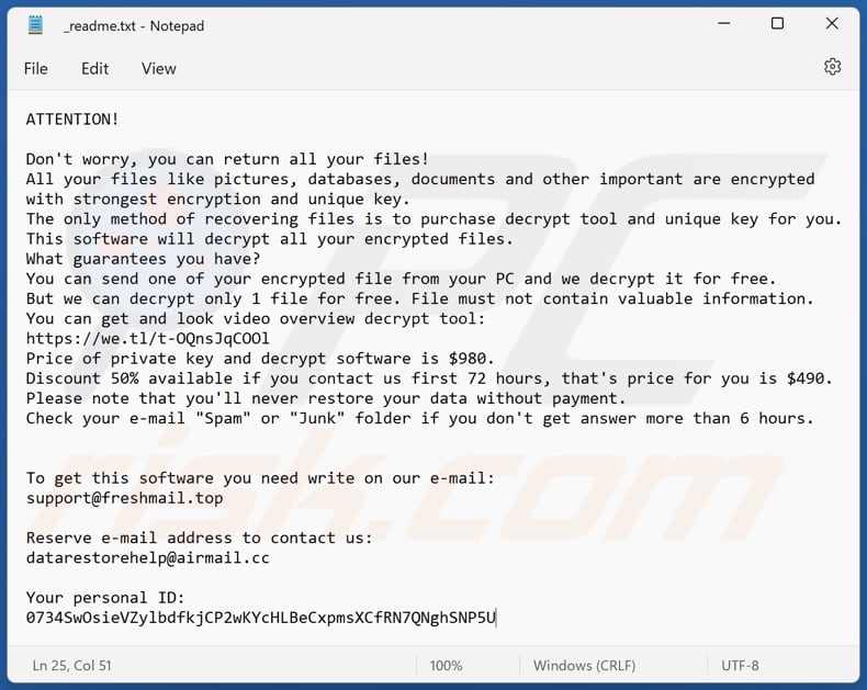 Tgvv ransomware text file (_readme.txt)