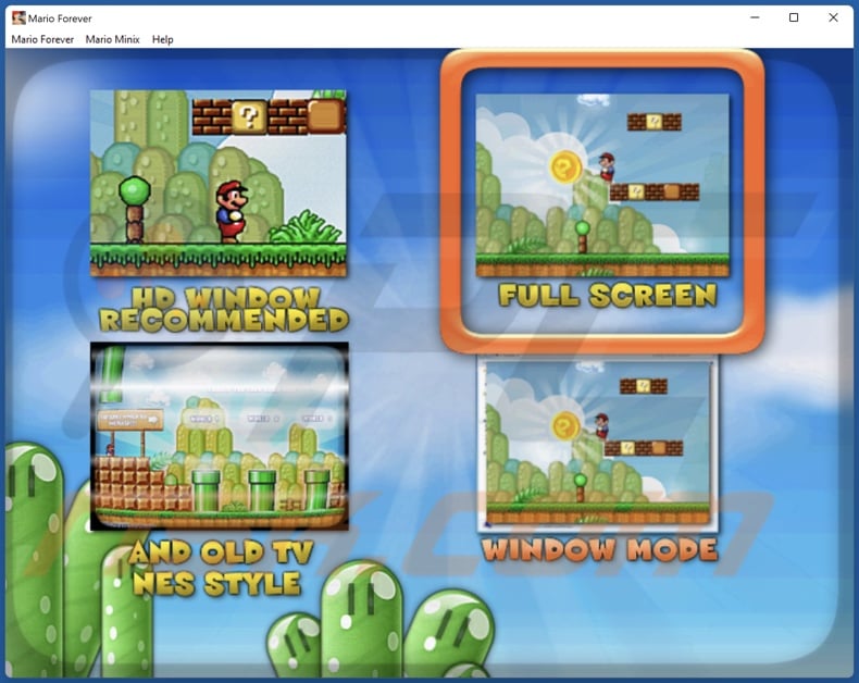 Trojanized Super Mario game used to install Windows malware