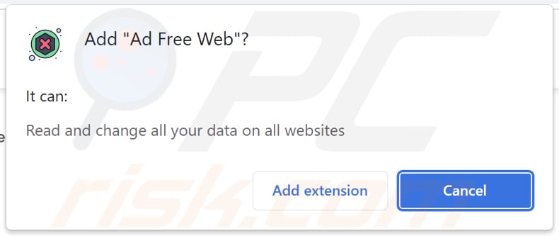 Ad Free Web adware