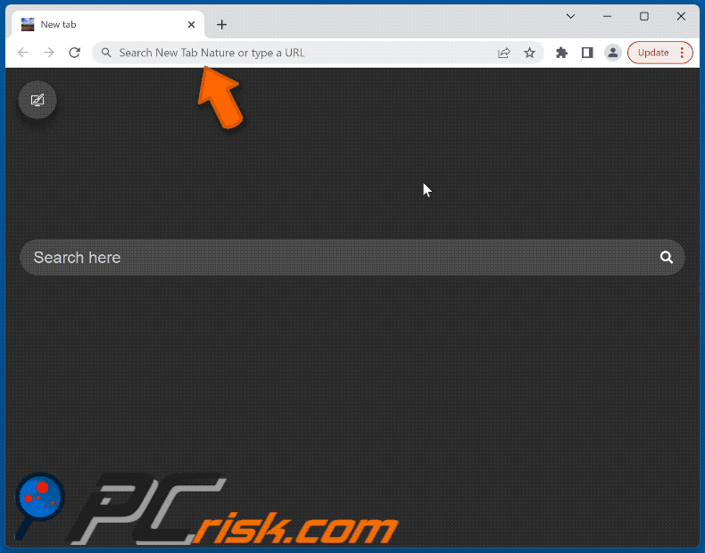 New Tab Nature Browser Hijacker - Simple removal instructions, search