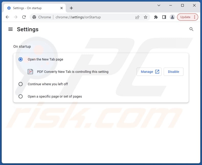 PDF Converty New Tab Browser Hijacker - Simple removal instructions ...