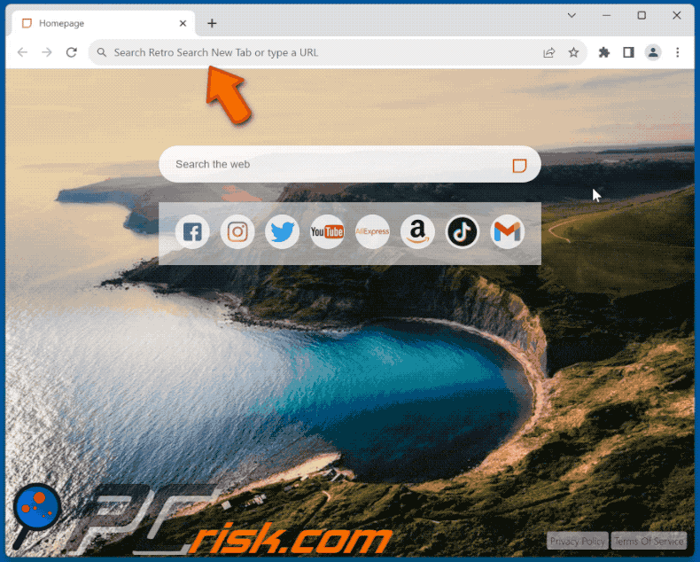 Retro Search New Tab Browser Hijacker - Simple removal instructions ...