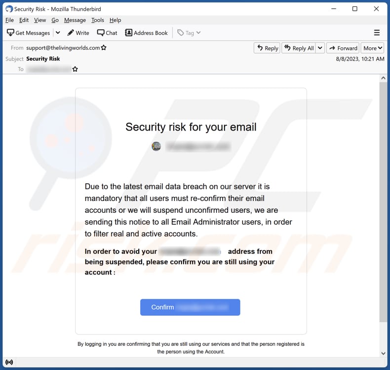 Security Risk For Your Email Scam Removal And Recovery Steps 4884
