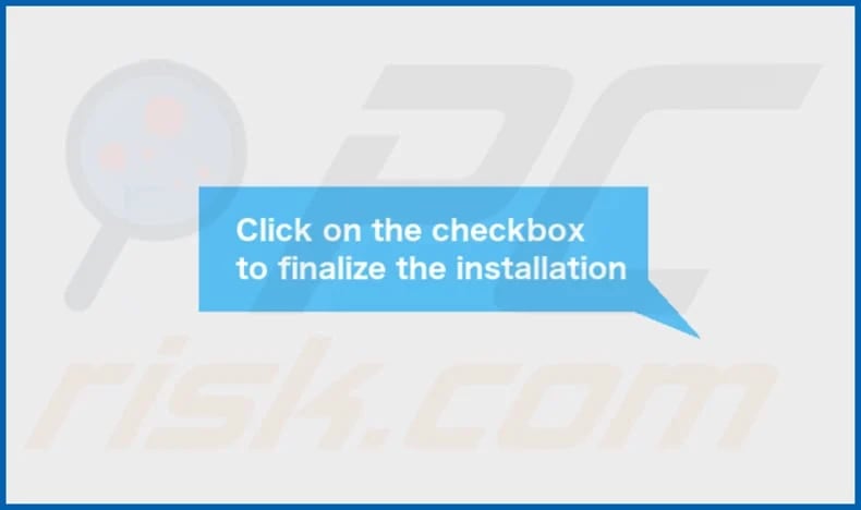 The message that appears after the installation of PixelRotator adware