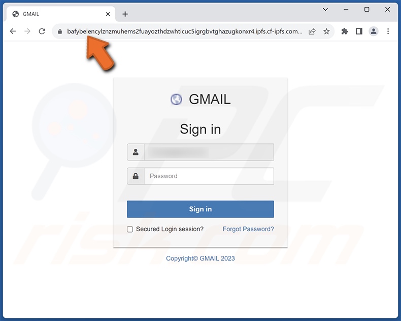 You Have New Held Messages scam email promoted phishing site