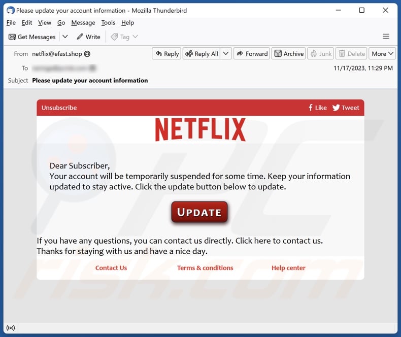 Netflix sends push notifications to get feedback on their content