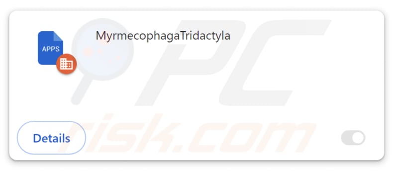 MyrmecophagaTridactyla pop-up redirects