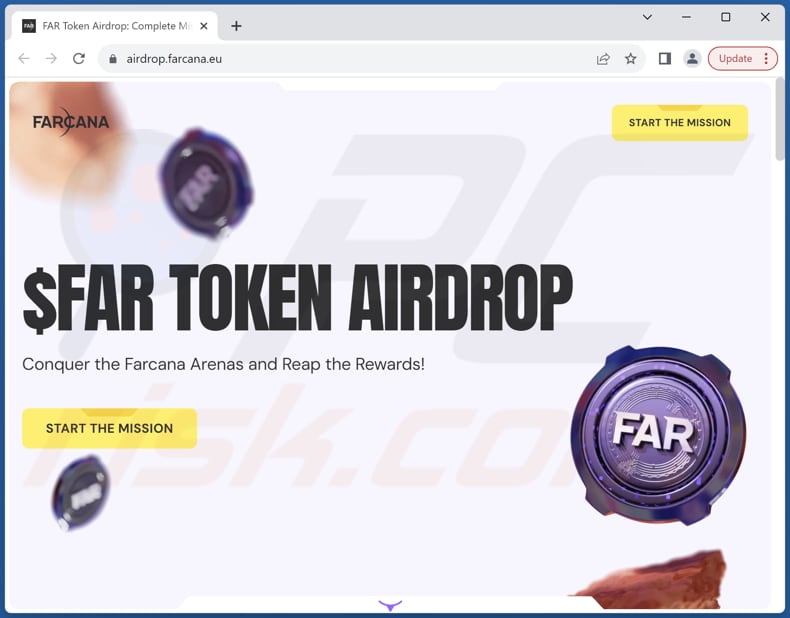 FAR TOKEN AIRDROP scam