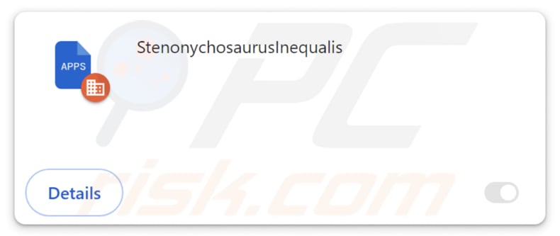 StenonychosaurusInequalis malicious extension