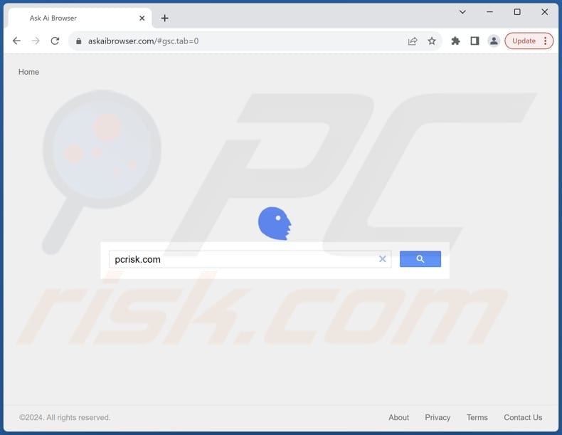 askaibrowser.com browser hijacker