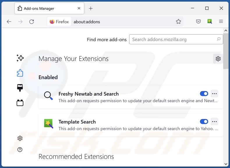 Removing newsexpresspro.com related Mozilla Firefox extensions