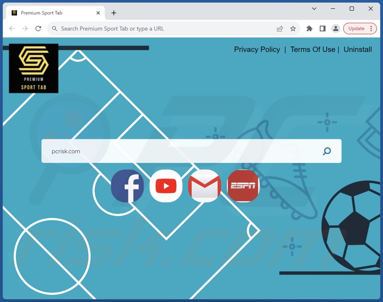 premiumsporttab.com browser hijacker