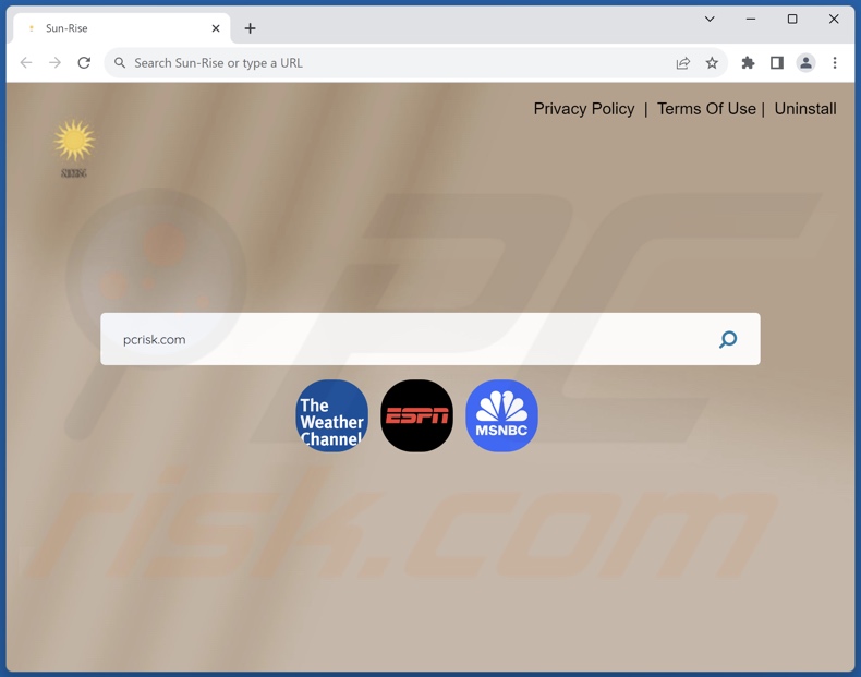 sun-rise.club browser hijacker