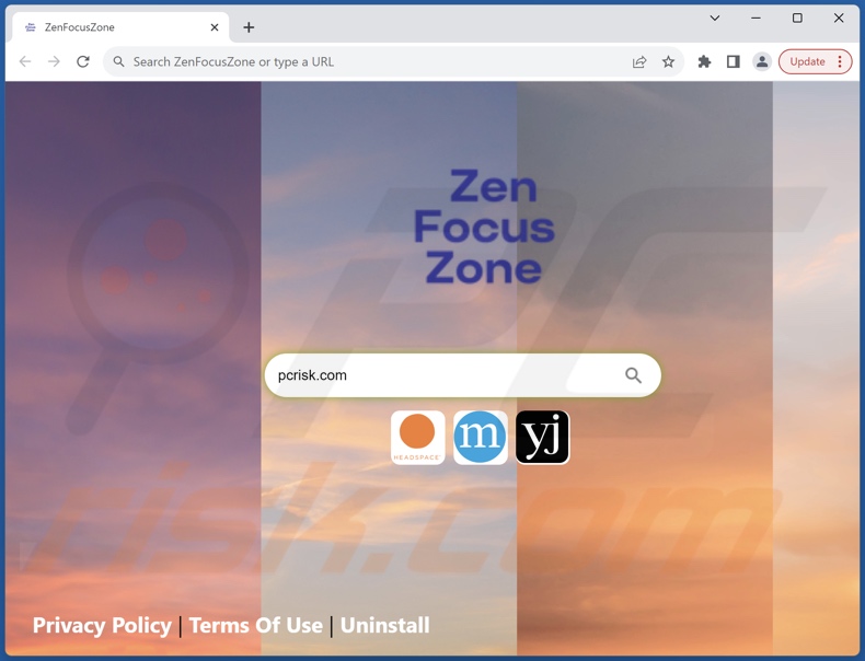zenfocuszone.com browser hijacker