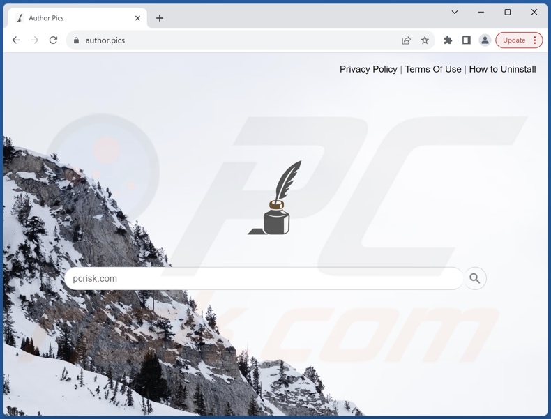 author.pics browser hijacker