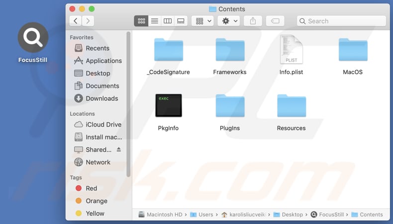 FocusStill adware installation folder