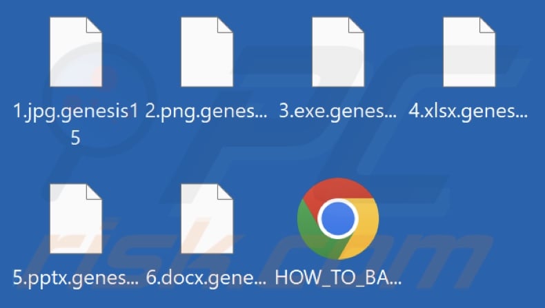 Files encrypted by Genesis (MedusaLocker) ransomware (.genesis15 extension)