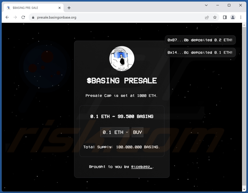 $BASING PRESALE scam