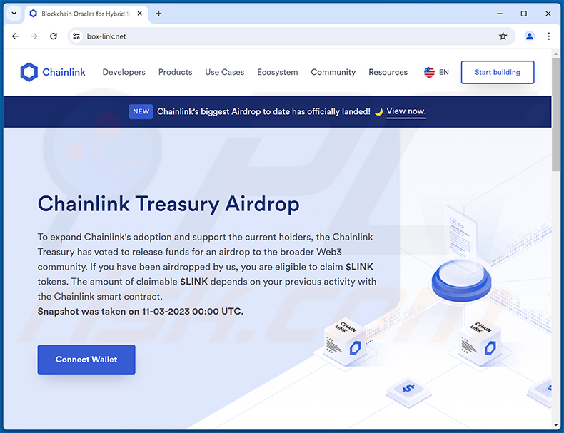 Chainlink Treasury Airdrop - box-link[.]net