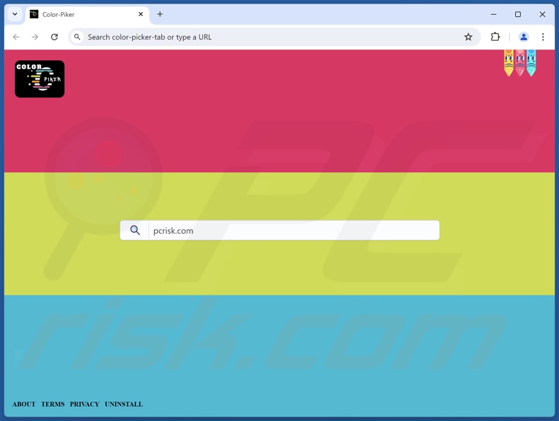 color-picker-tab.com browser hijacker